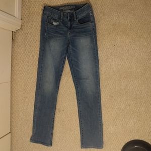 American Eagle Outfitters Straight Blue Jeans